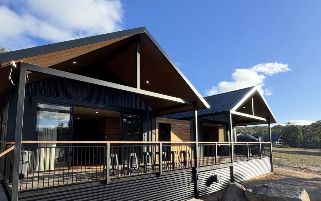 Boulder Ridge Tenterfield container home exterior, built by Container Build Group