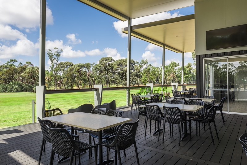 Middlemount deck exterior by day