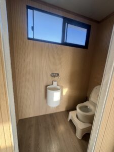 Compact WC / powder room — Burnett Heads granny flat